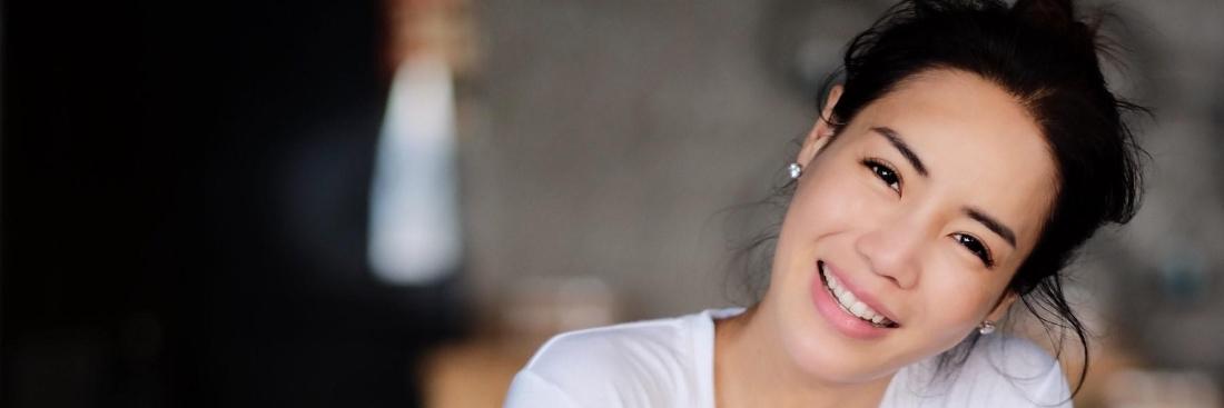 etobicoke Woman smiling after getting botox for teeth grinding