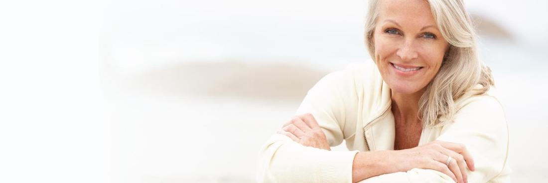 Older woman smiling in etobicoke